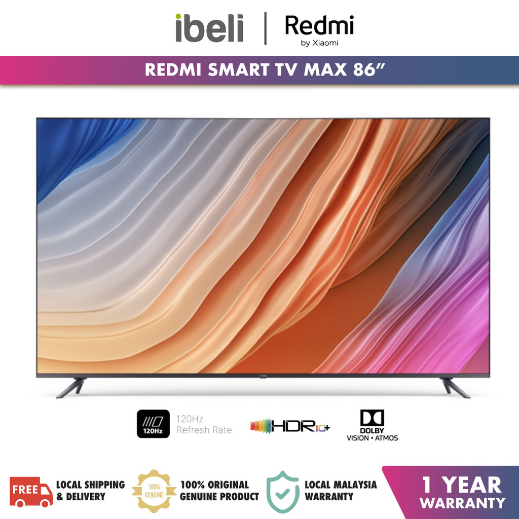 Xiaomi Redmi Full Screen Smart TV Max LED TV 4K Android TV 120Hz UHD