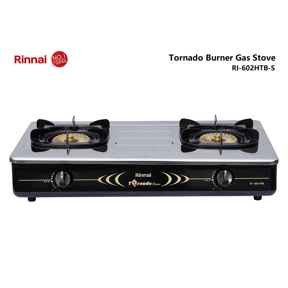 Rinnai Tornado Burner Gas Stove Gas Cooker RI602HTB | Shopee Malaysia
