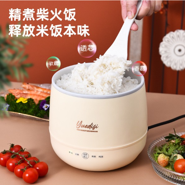 Electric Rice Cooker - Non-Stick Removable Bowl, Keep Warm Function 1.0L to  1.8L