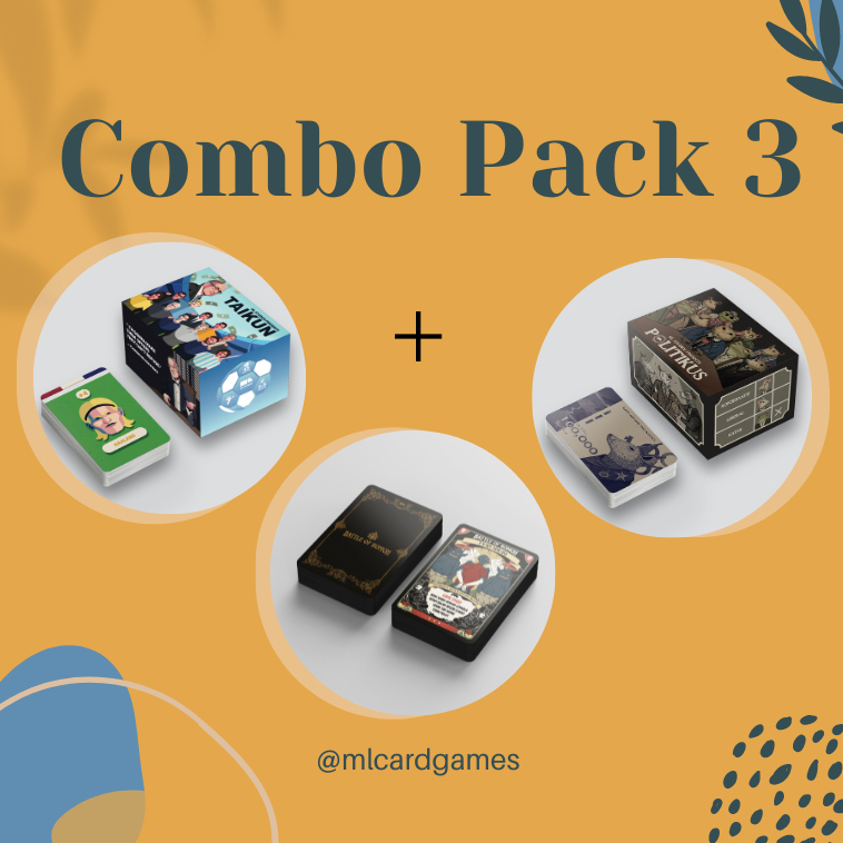 Combo Pack 3 Card Games Shopee Malaysia