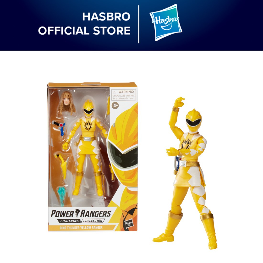 Power Rangers Lightning Collection Dino Thunder Yellow Ranger 6Inch