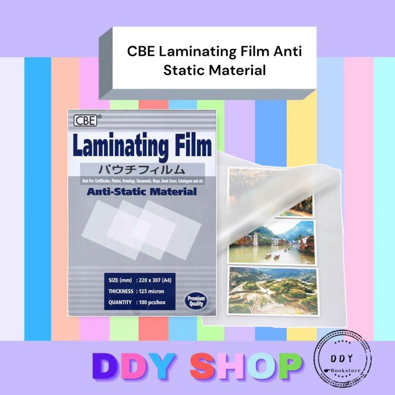CBE A4 Laminating Film Anti Static Material Laminate Laminate Paper ...