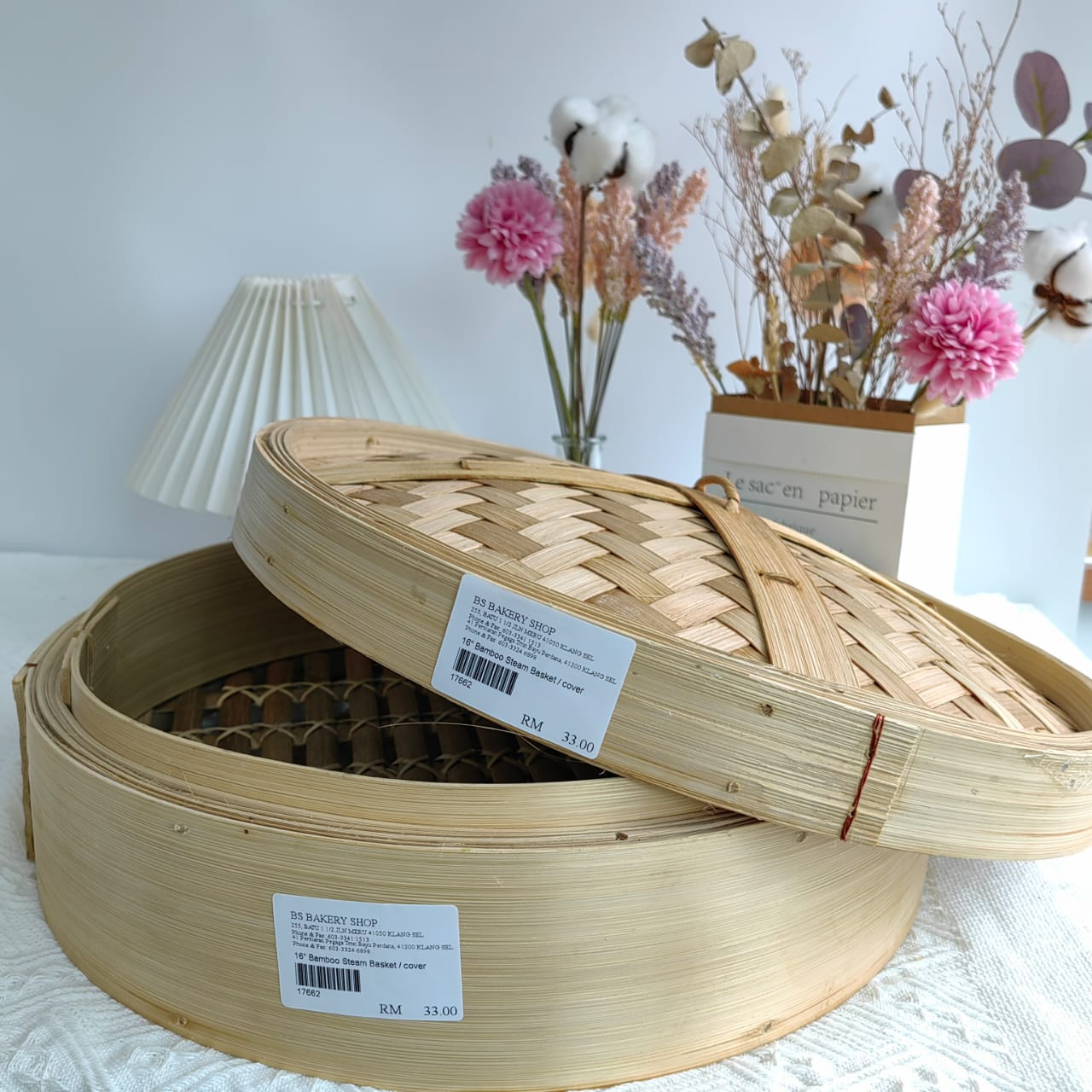 Bamboo Steamer 蒸笼 Bamboo Steamer Cover 蒸笼盖 Shopee Malaysia