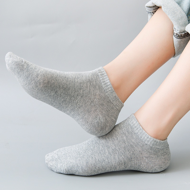 【ReadyStock】🔥旅行一次性袜子日抛免洗袜子Plain Short Socks Unisex Casual Socks Cotton ...