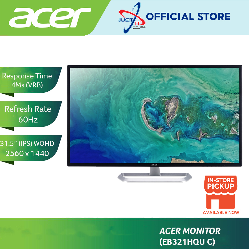 ACER EB321HQU / EB321HQU C 31.5" WQHD IPS MONITOR | Shopee Malaysia