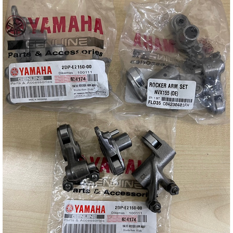 YAMAHA NVX 155 ROCKER ARM SET (3PCS) -ORIGINAL YAMAHA INDONESIA ...