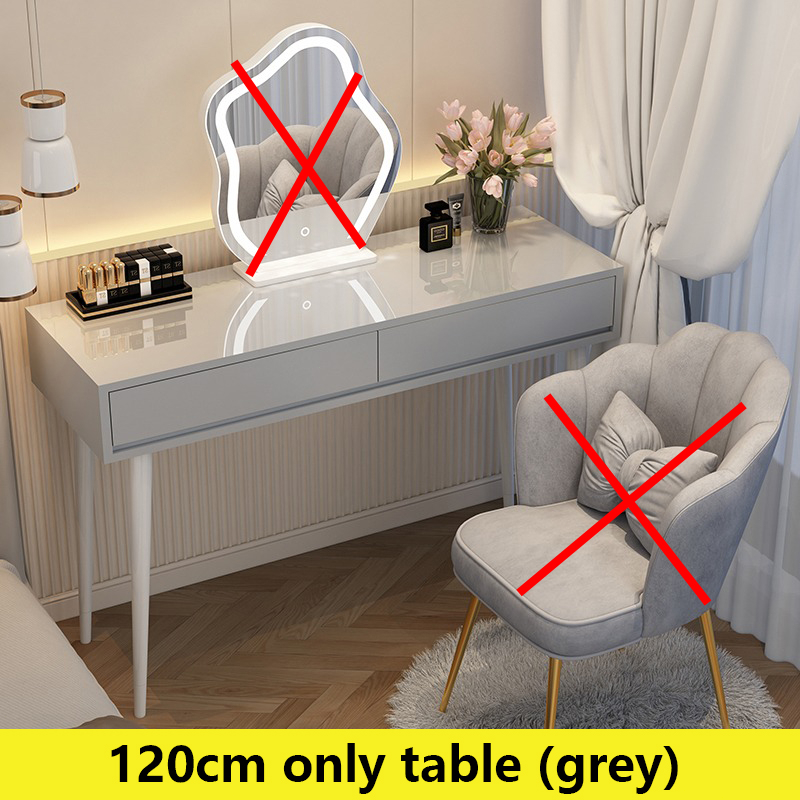 Sevenwood dressing table modern minimalist makeup table for bedroom
