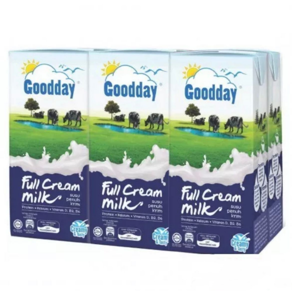Goodday UHT Milk 6x200ml Full Cream Milk Shopee Malaysia