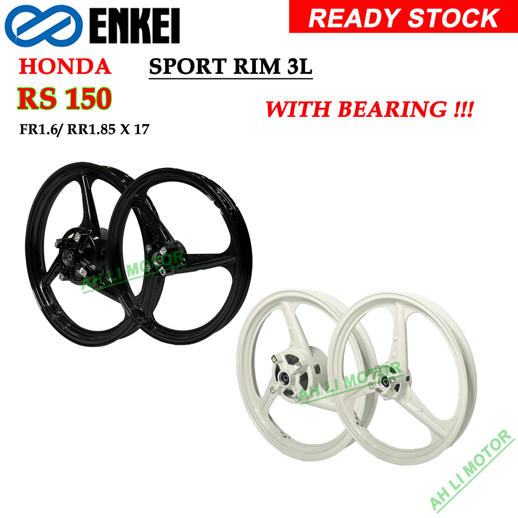 ENKEI 3L SPORT RIM, HONDA RS 150 FREE DISC PLATE(with bearing) SPORT ...