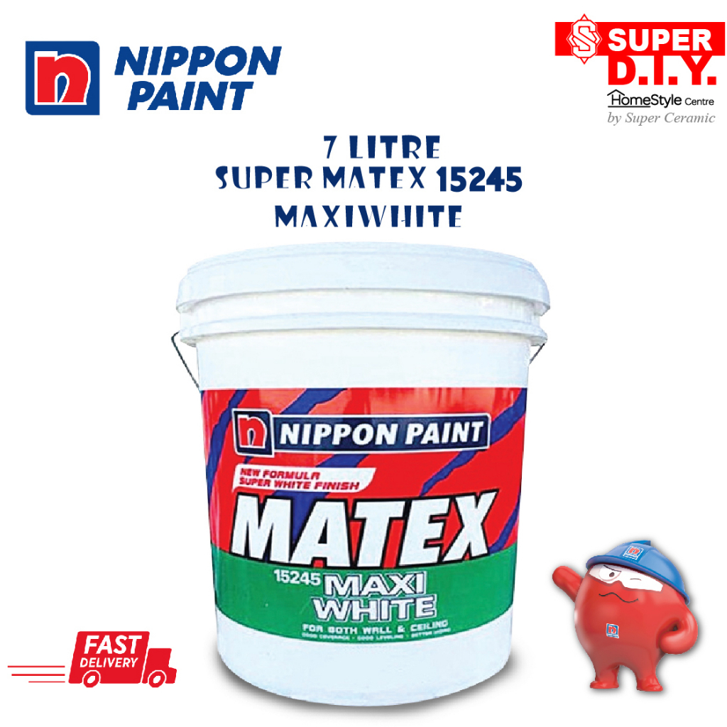 NIPPON SUPER MATEX 15245 MAXI WHITE (7 LITER) | Shopee Malaysia