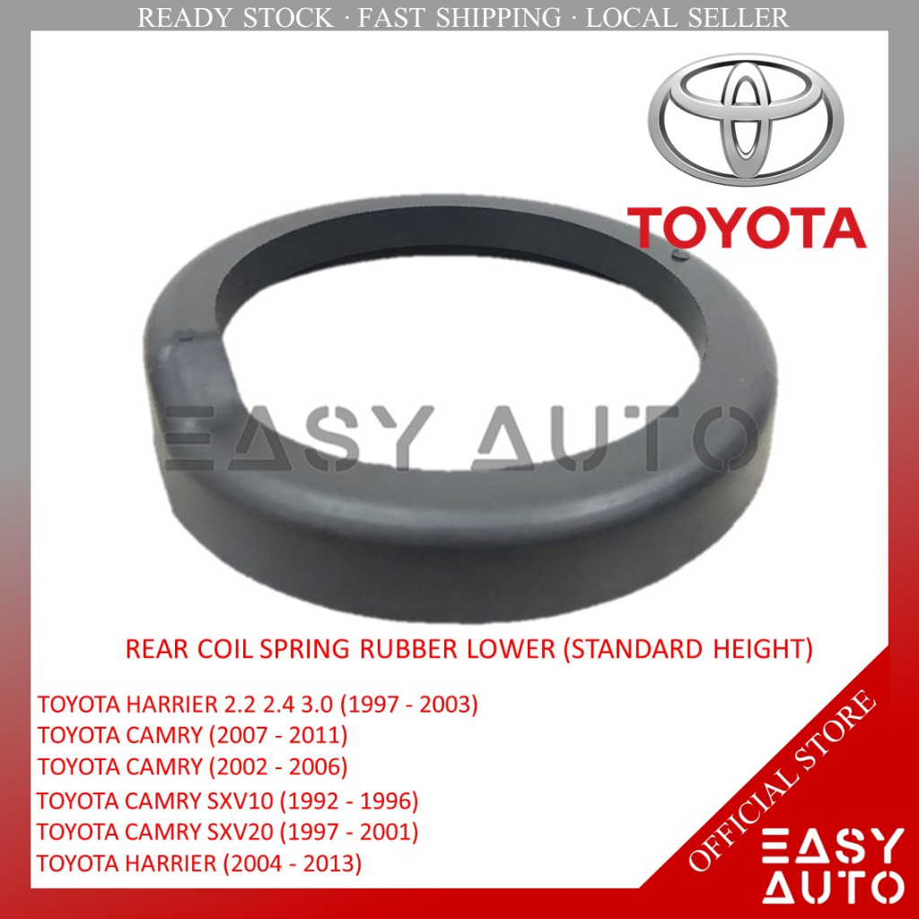 Genuine Toyota Scion XA XB Lower Rear Coil Spring Insulator – 48258-52010 (2 PCS), Made In Japan