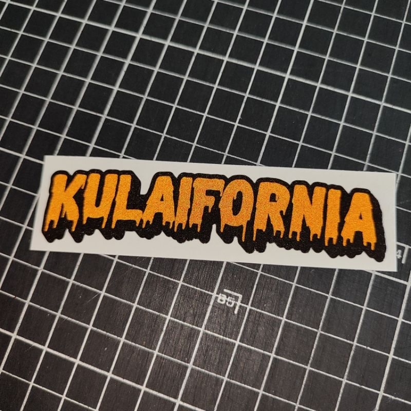 Sticker kulai kulaifornia pantul cahaya shopee malaysia