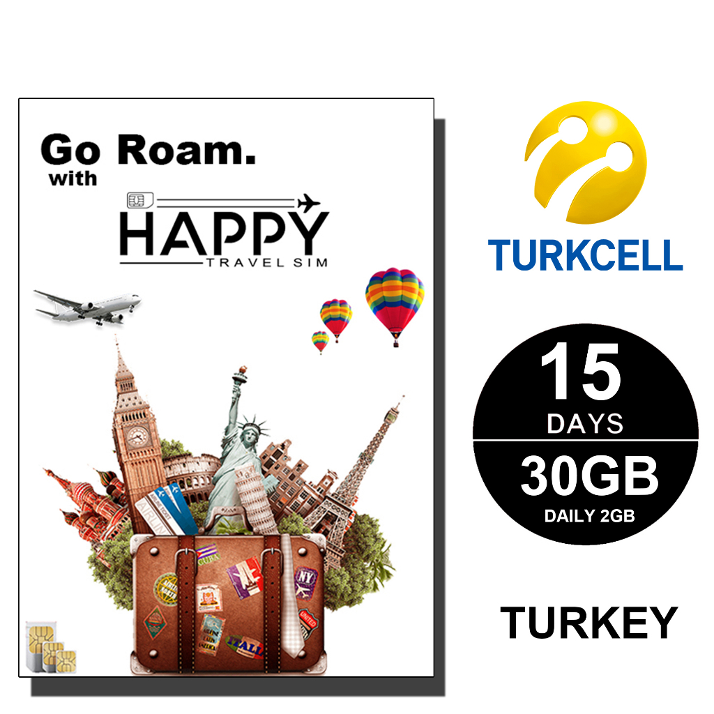 Turkey Data SIM Card, Turkey Data Roaming SIM Card Shopee Malaysia