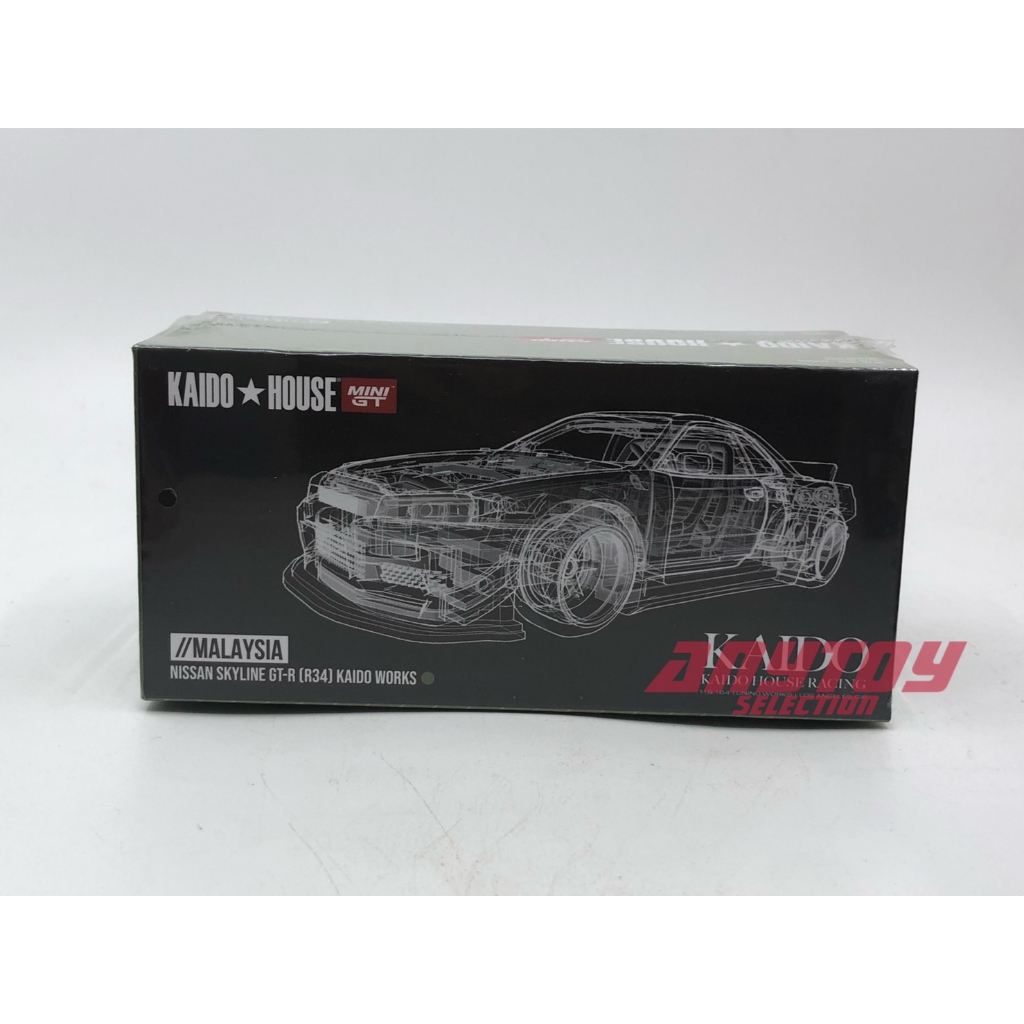 KAIDO HOUSE x Mini GT Skyline GT-R R34 Kaido MDX 2023 Exclusive KHMG058 ...