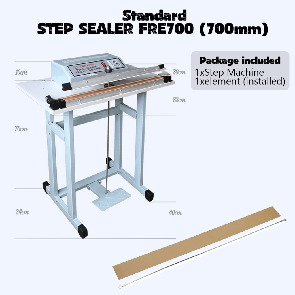 Step Sealer Machine Foot Sealer Pedal Machine Vertical Sealing Type ...