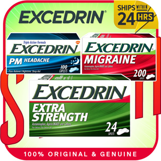 Excedrin Migraine Relief Caplets to Alleviate Migraine Symptoms - 24 count