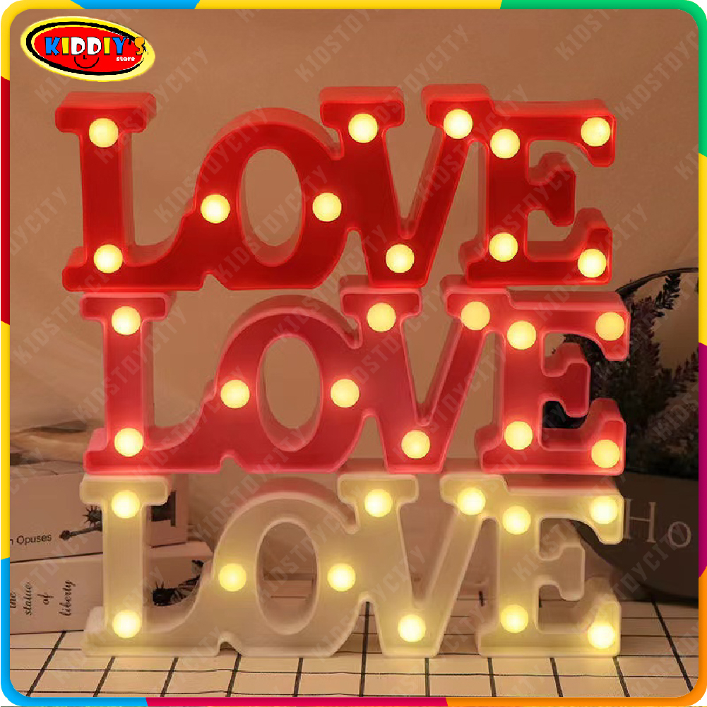 LED LOVE Letter Light Surprise Proposal Modeling Light Romantic LOVE ...