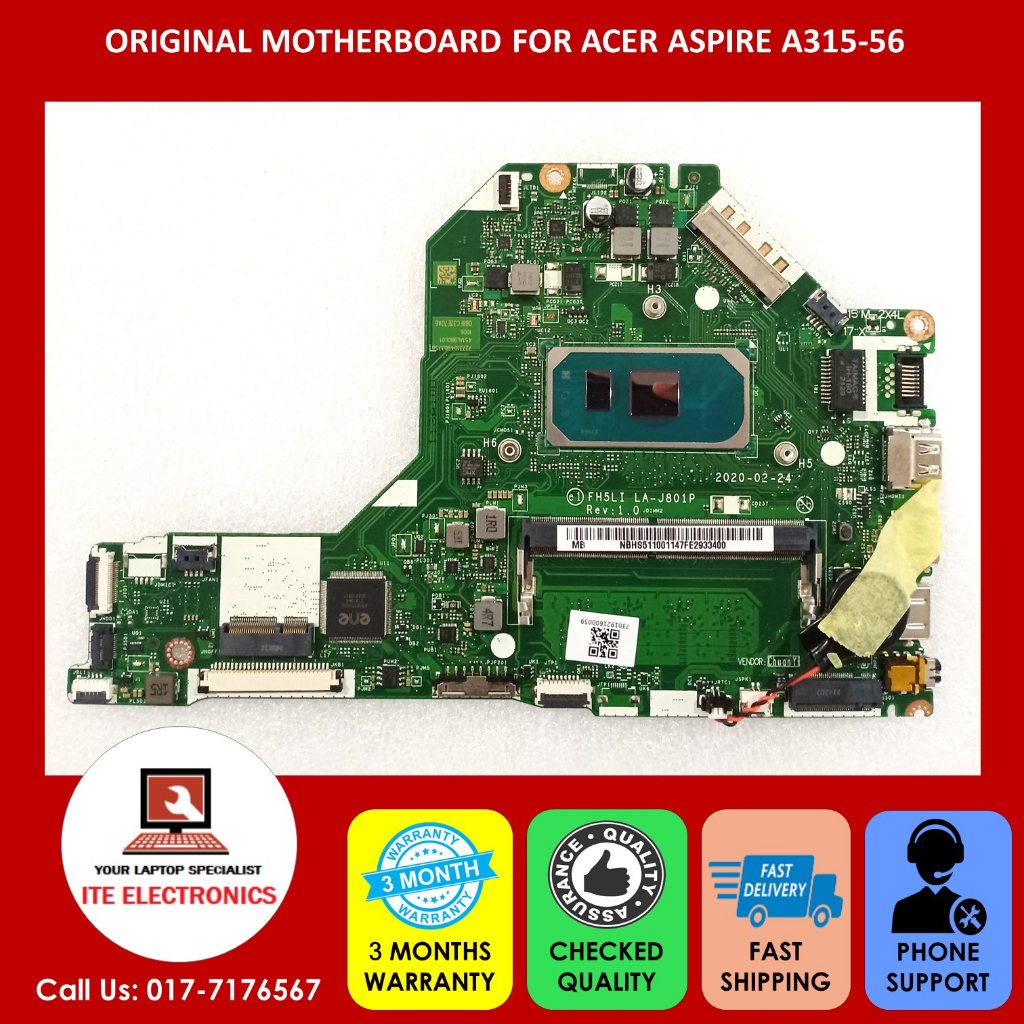 fh5li la j801p motherboard