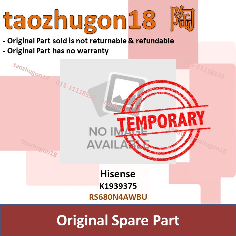 Original Hisense K1939375 Fridge Refrigerator Compressor RS680N4AWBU