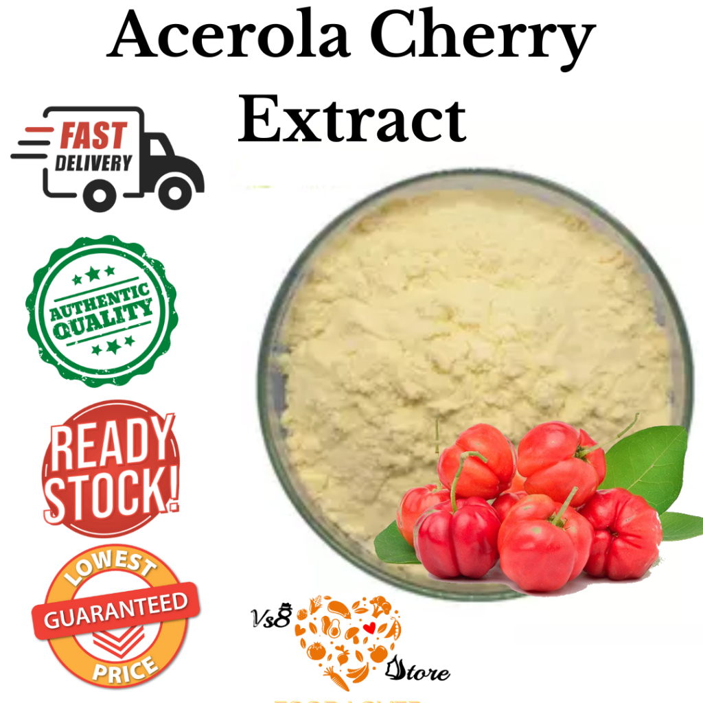 Acerola Cherry Powder Extract 西印度樱桃 Malpighia emarginata Natural ...