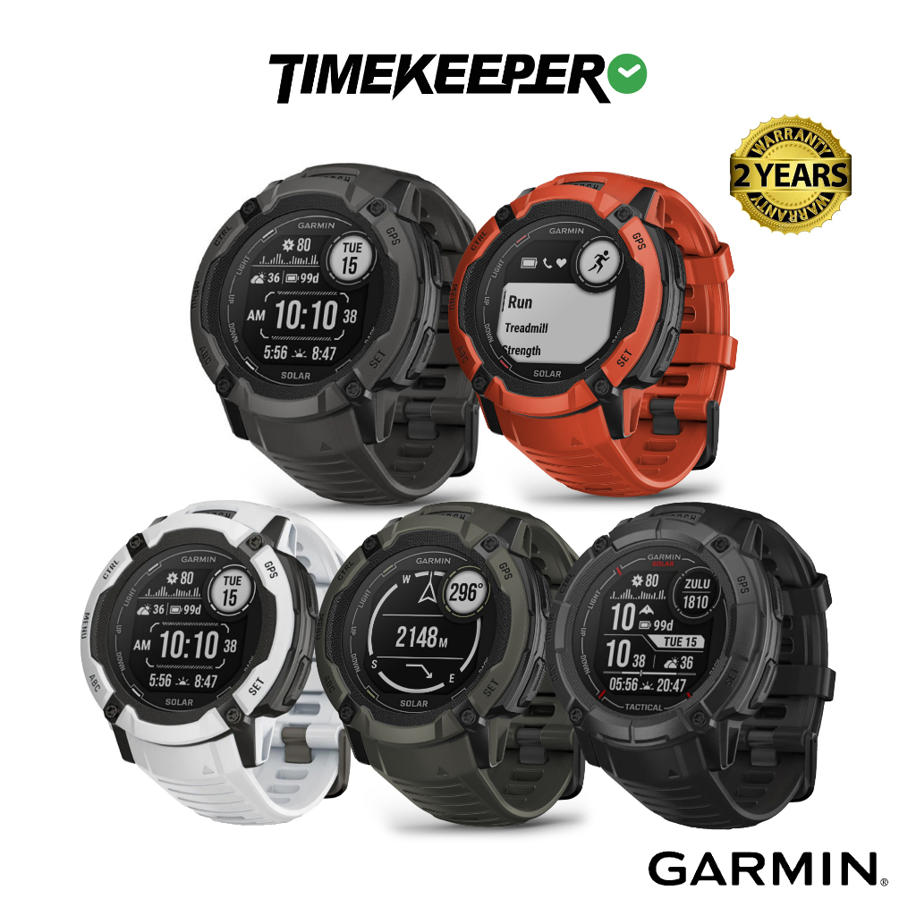 Garmin Instinct 2X Solar Tactical-Edition GPS Smartwatch