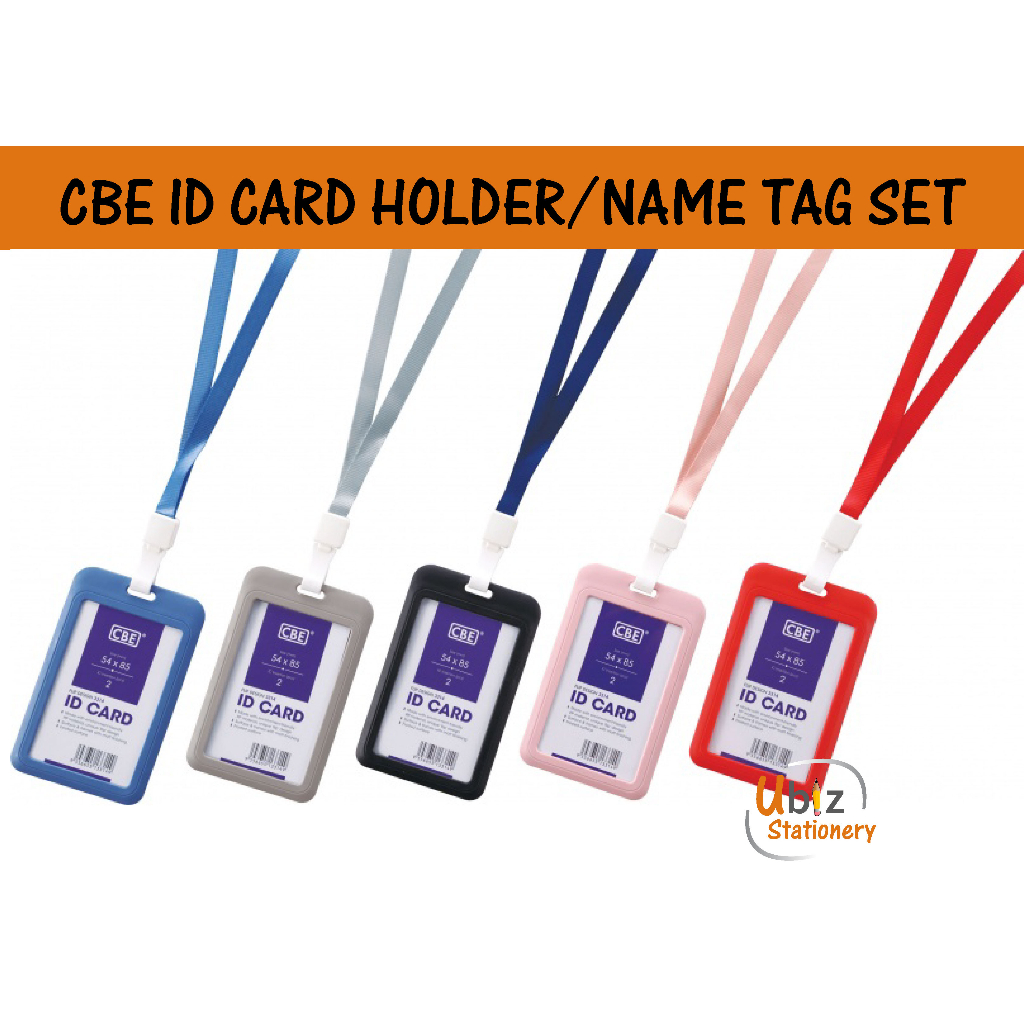 CBE ID Card Holder Set (3314 ID Card Holder + 132975 Lanyard 1's) 54 x ...