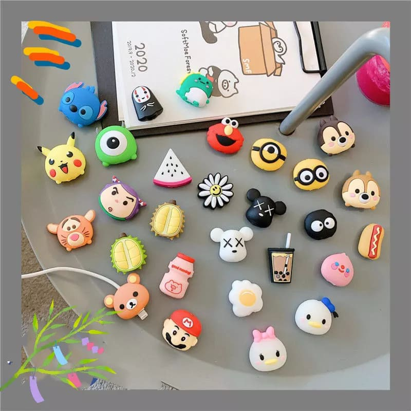 [Malaysia Stock] Cable Bite Cartoon Cute Cable Protector Wire Wunder ...
