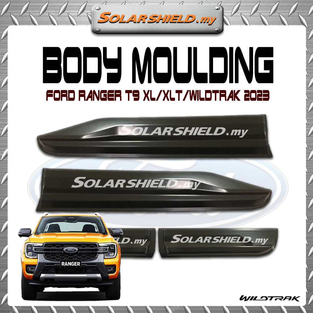 Ford Ranger T9, XL, XLT, Wildtrak Side Door Cladding Trim Guard Body