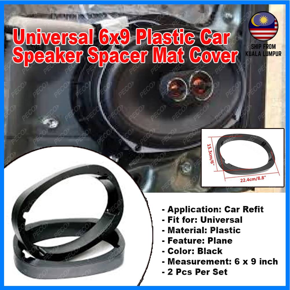 Universal Solid 6.5 Inch / 6X9 Inch Car Speaker Cover Spacer Adapter ...