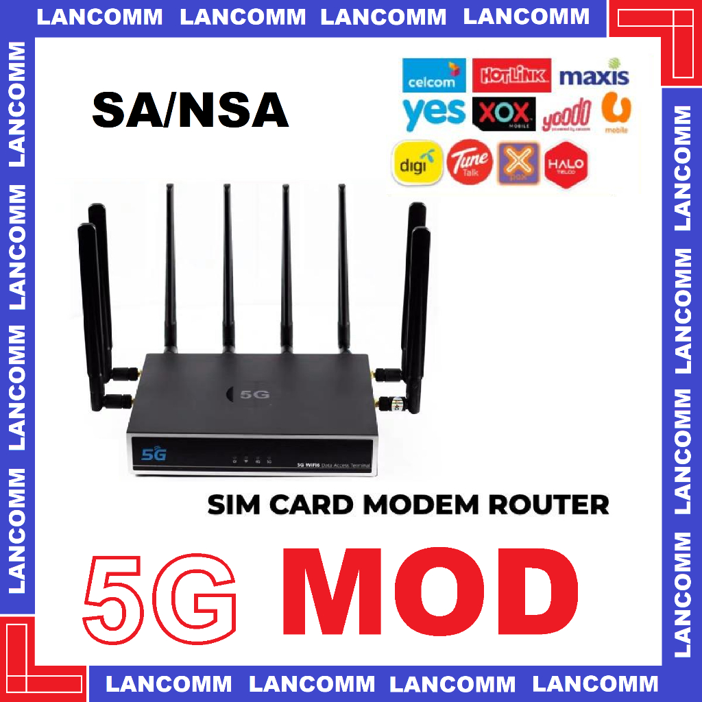 5G Modem Router + X62 Unlock & mod Unlimited Hotspot | Shopee Malaysia