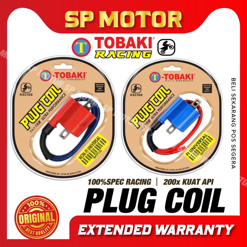 TOBAKI ORI Racing Plug Coil LC135 EX5 Y15 DREAM WAVE 100 125 ZR LAGENDA