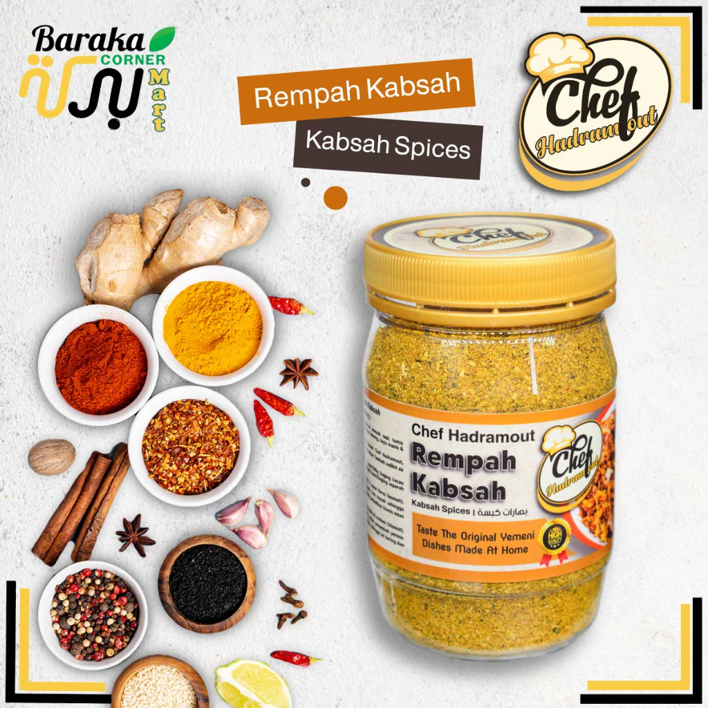 Rempah Nasi Arab Kabsa Kabsah Rice Spices Chef Hadramout Original