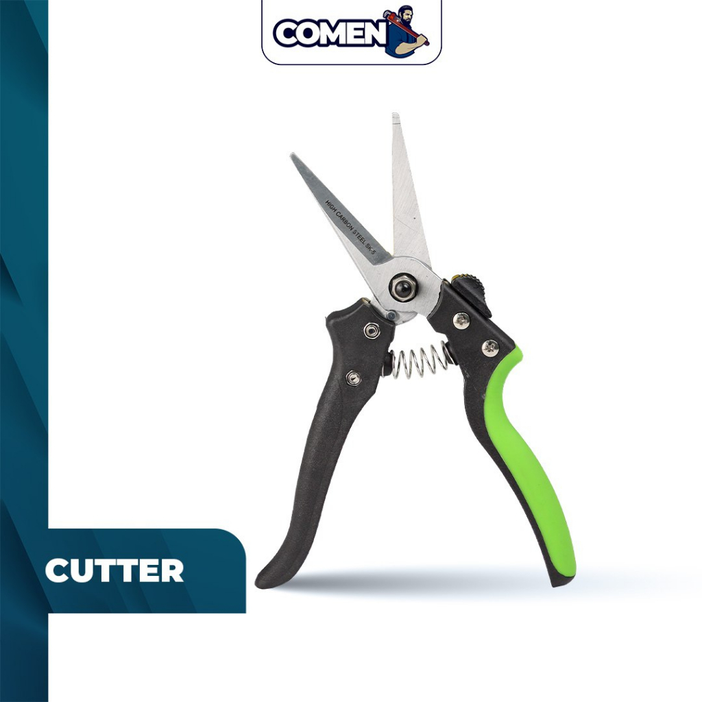 BABA Deluxe Straight Blade Pruner GP-1001 (3) Scissors Plant Cutting ...