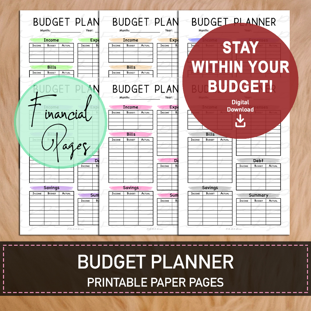 FuchsDich Printable Budget Planner Sheet | PDF File | Money Finance ...