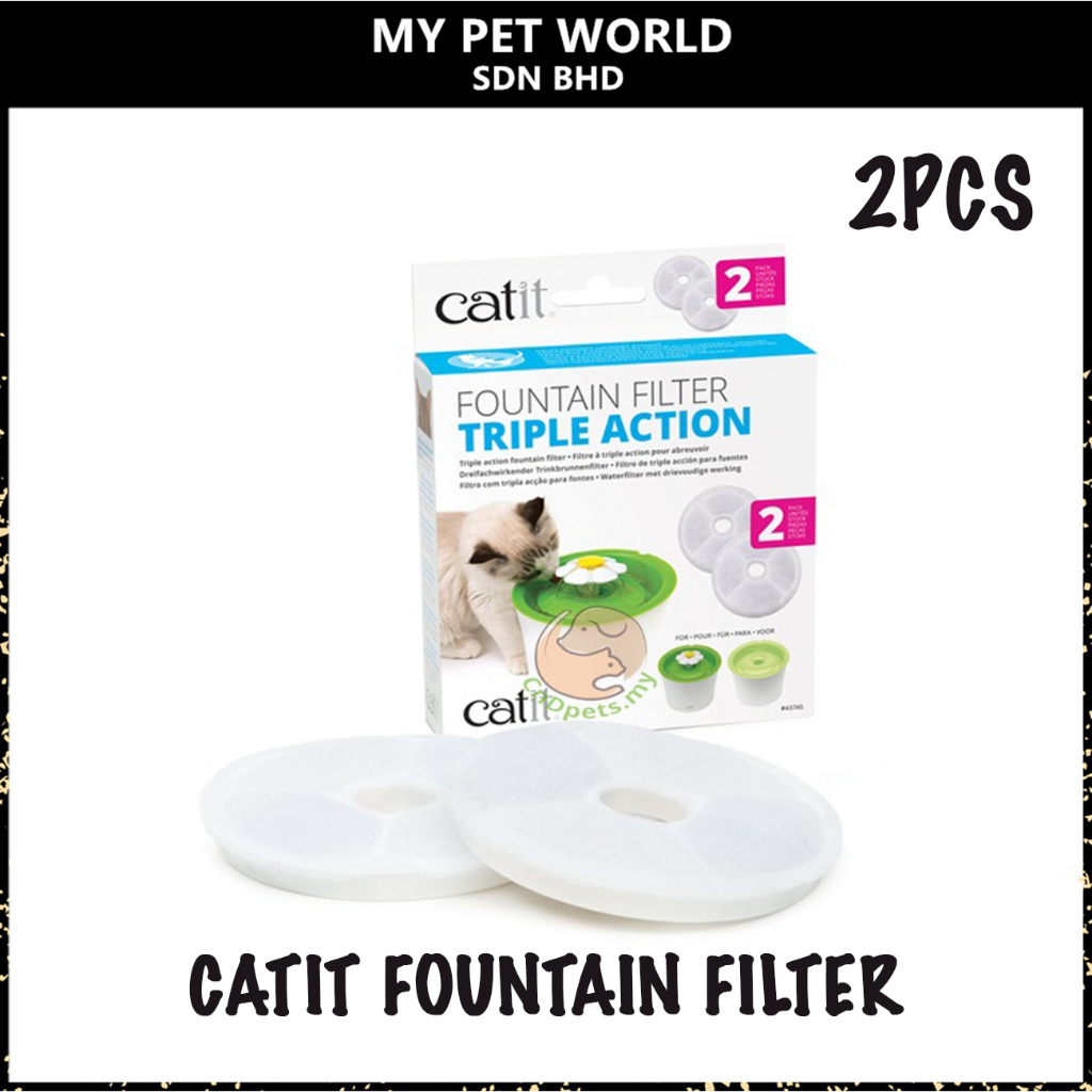 Catit Triple Action Fountain Filter Replacement (2pcs) Shopee Malaysia