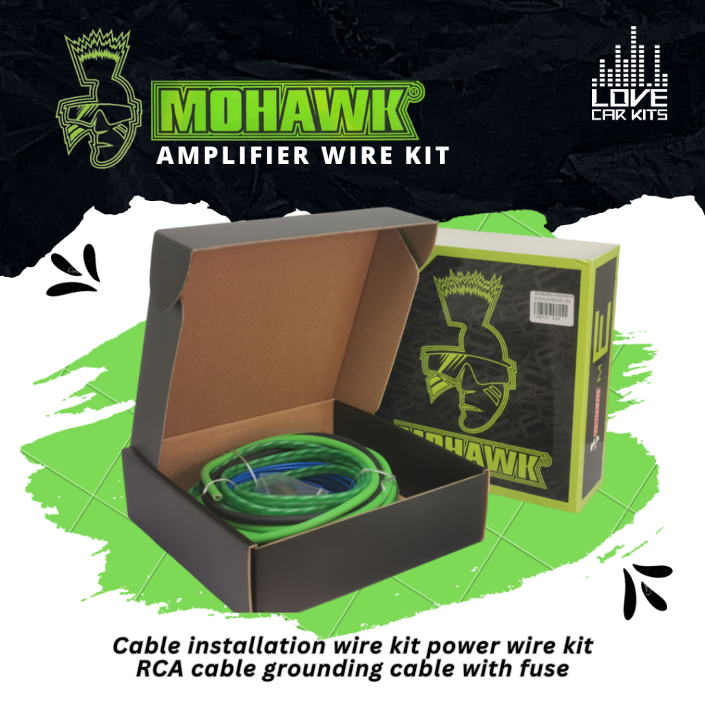 Mohawk ME 4G/8G Amplifier Wire Kit Amp Cable installation wire kit