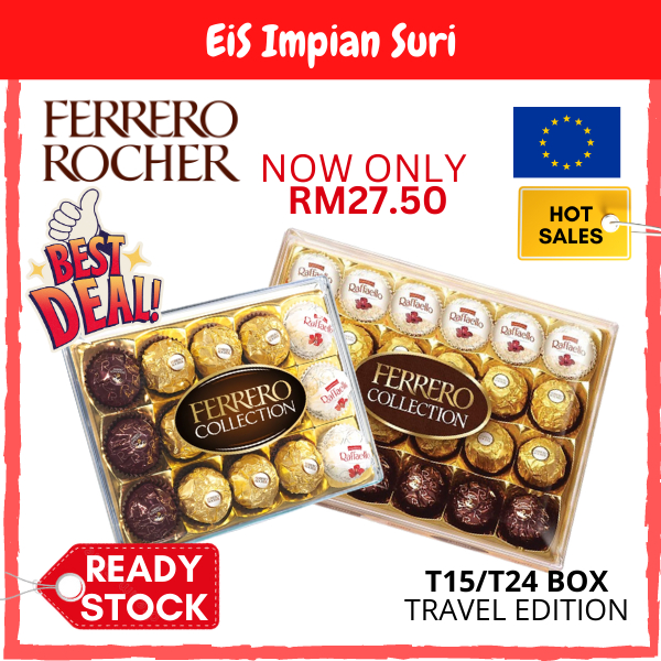 (Ready Sales!!) Ferrero Collection T15/T24 269G Chocolate Gift Box ...