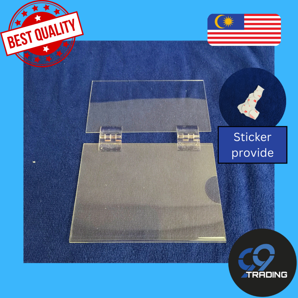 [Ready Stock !!!] Acrylic Price Label Holder, Discount Display Holder