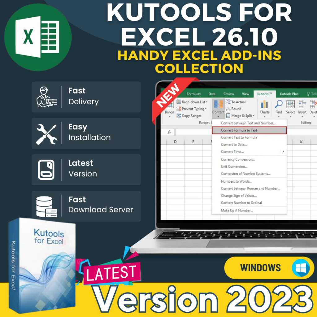 Kutools for Excel 26.10 - Handy Excel add-ins collection | Windows ...