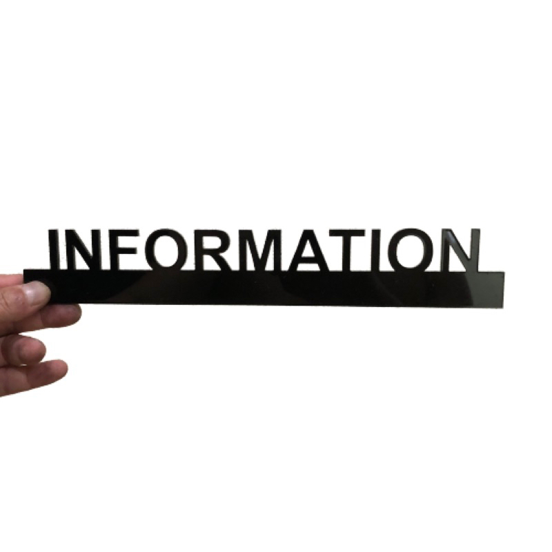 information Mordern and minimalism design signage simple and easy ...