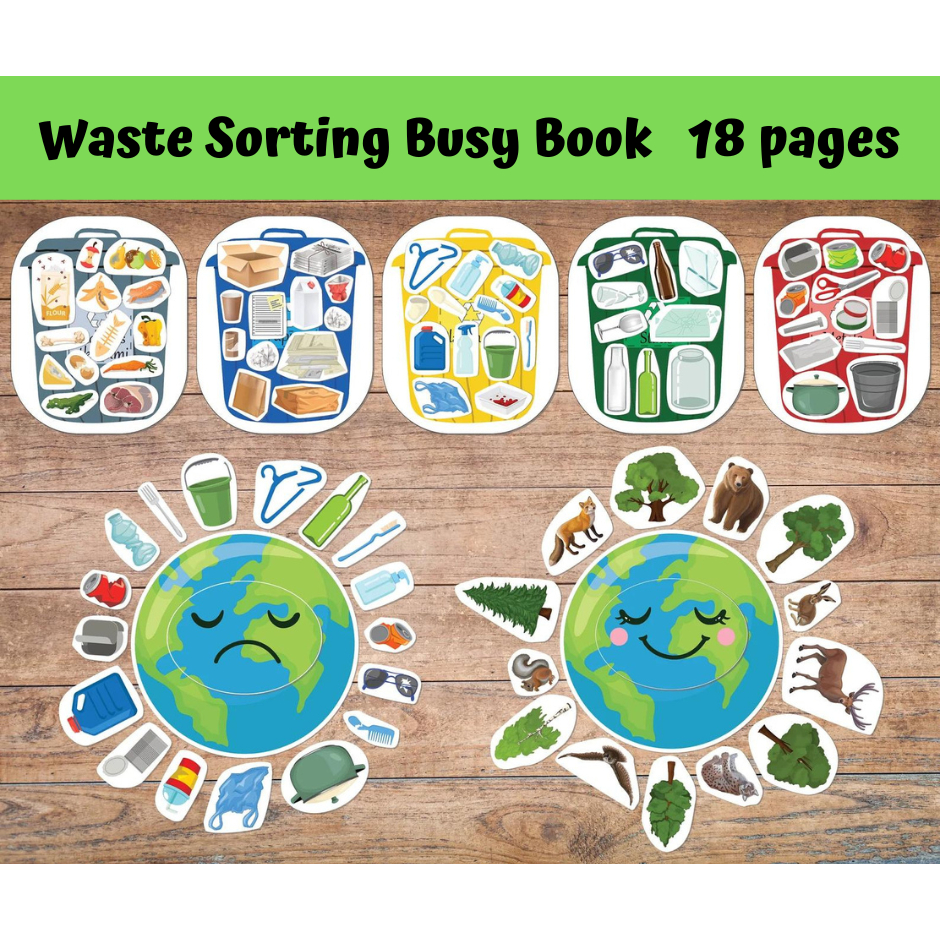 A407 – [PDF] Waste Sorting Busy Book 18 pages | Shopee Malaysia