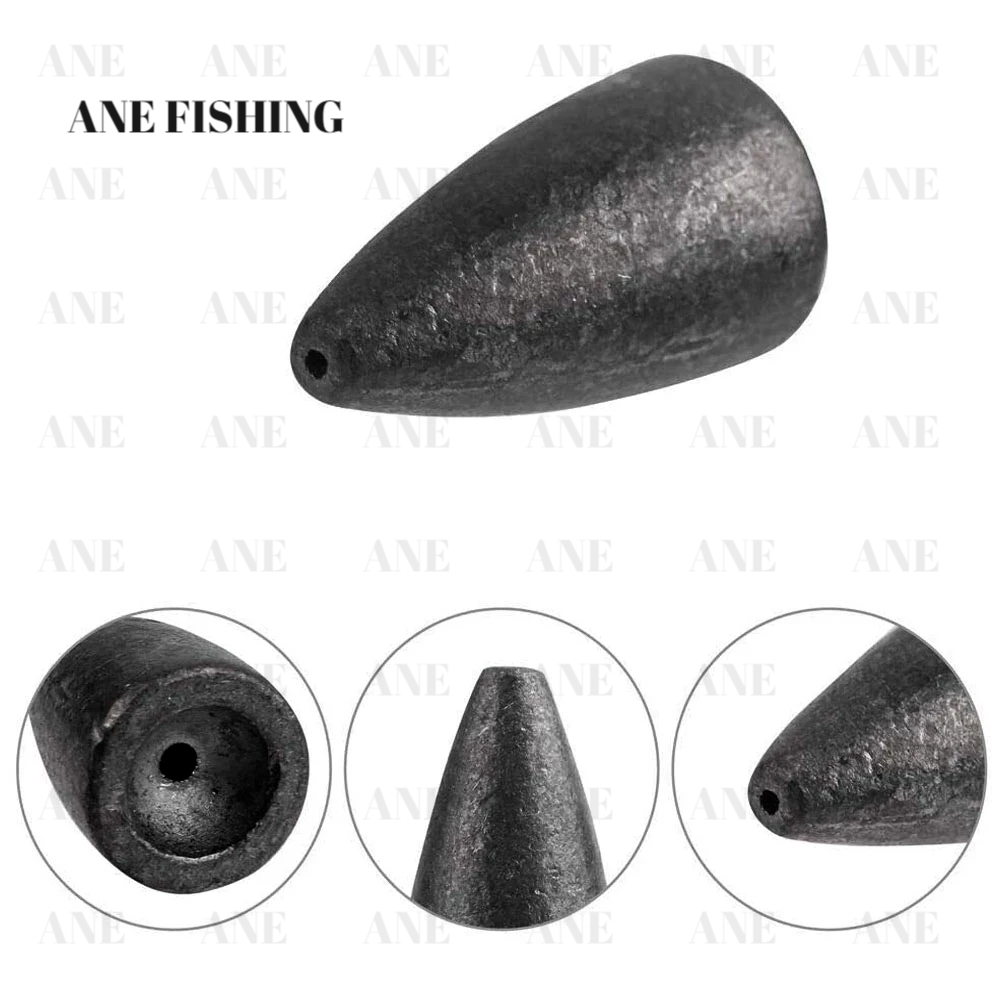 【READY STOCK】(PRICE/U) Batu Ladung/Lead Fishing Sinkers/Bullet Fishing Weights Shopee Malaysia