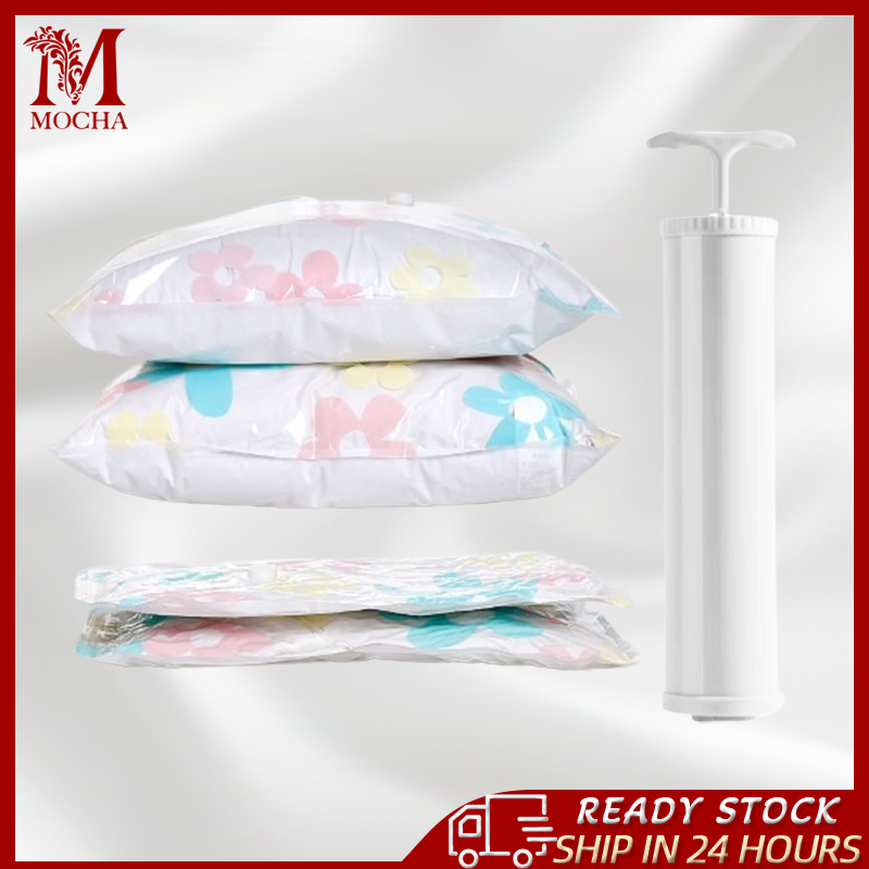 Vacuum Manual Hand Pump Storage Bag Air Pump Home Accessories