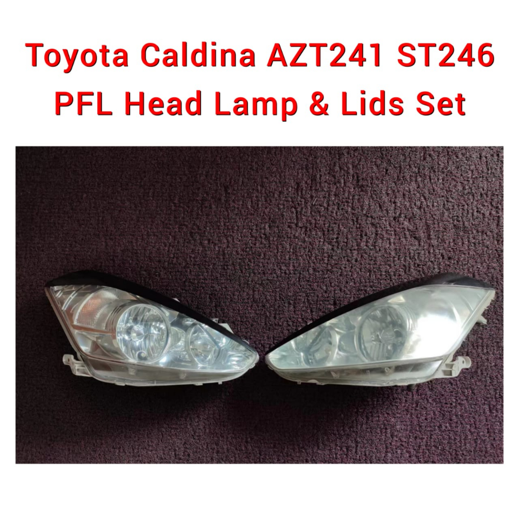🇯🇵🇯🇵 Toyota Caldina AZT241 ST246 PFL HID Head Lamp & Eyes Lids