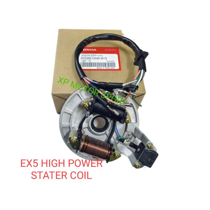 Honda Ex5 High Power Papan Coil / Starter Coil / Coil Full Set 31120GN5913 Shopee