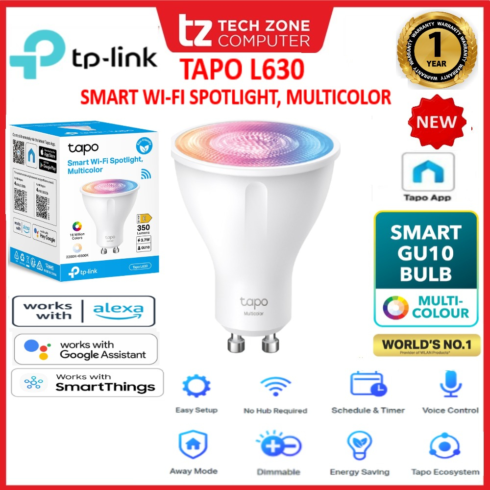 Tapo L630, Smart Wi-Fi Spotlight, Multicolor