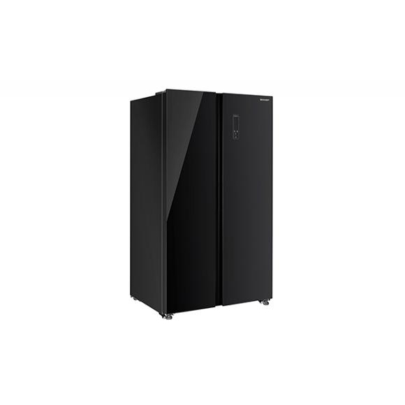 Sharp SideBySide Fridge (Black Glass) Shopee Malaysia