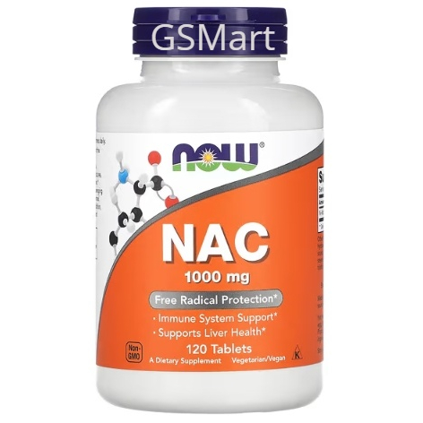 NOW Foods NAC 1000 mg 120 Tablets | Shopee Malaysia