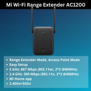 New Global Version Xiaomi Mi WiFi Range Extender 2.4GHz Band