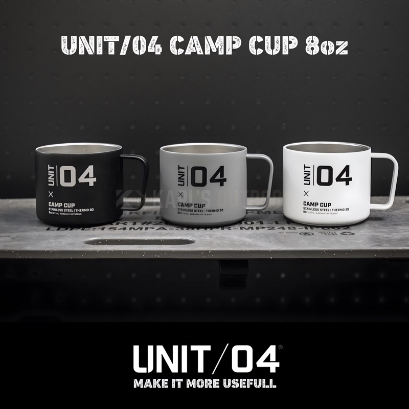 UNIT 04 CAMP CUP 8oz マグカップ CAMP GEEKS - バーベキュー・調理用品